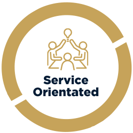 Service Orientated icon bespoke international group customer service outsourced