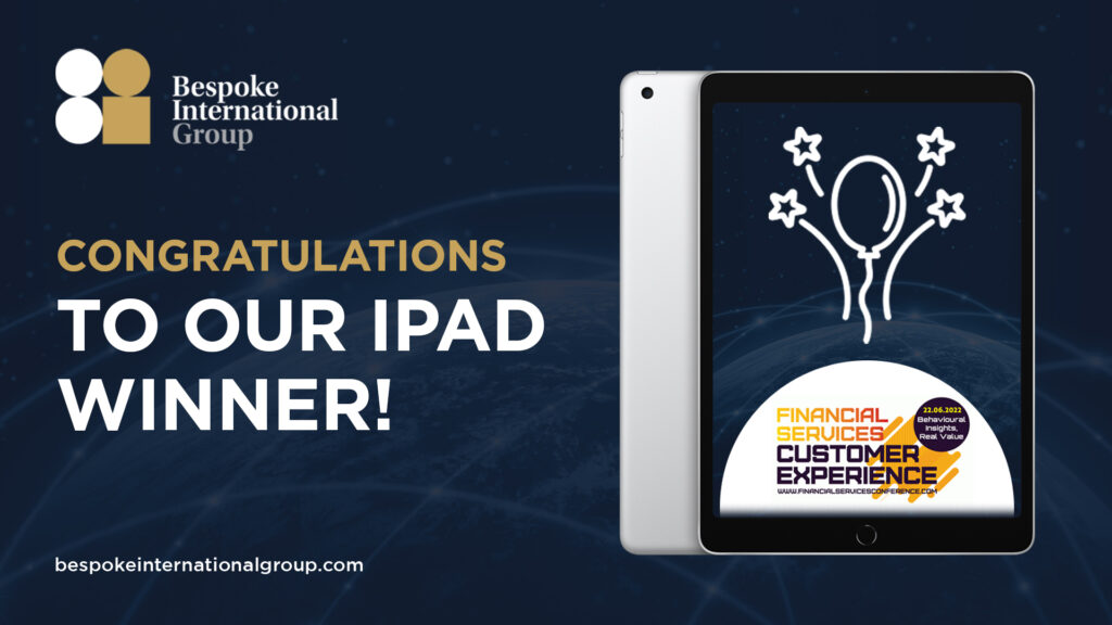 Congratulations to our IPAD winner!